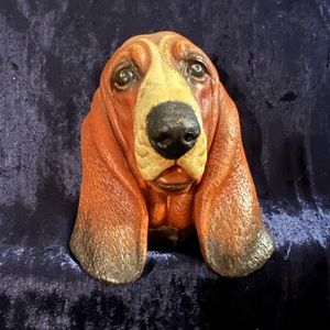 Bassett Hound Rare Vintage Bossons